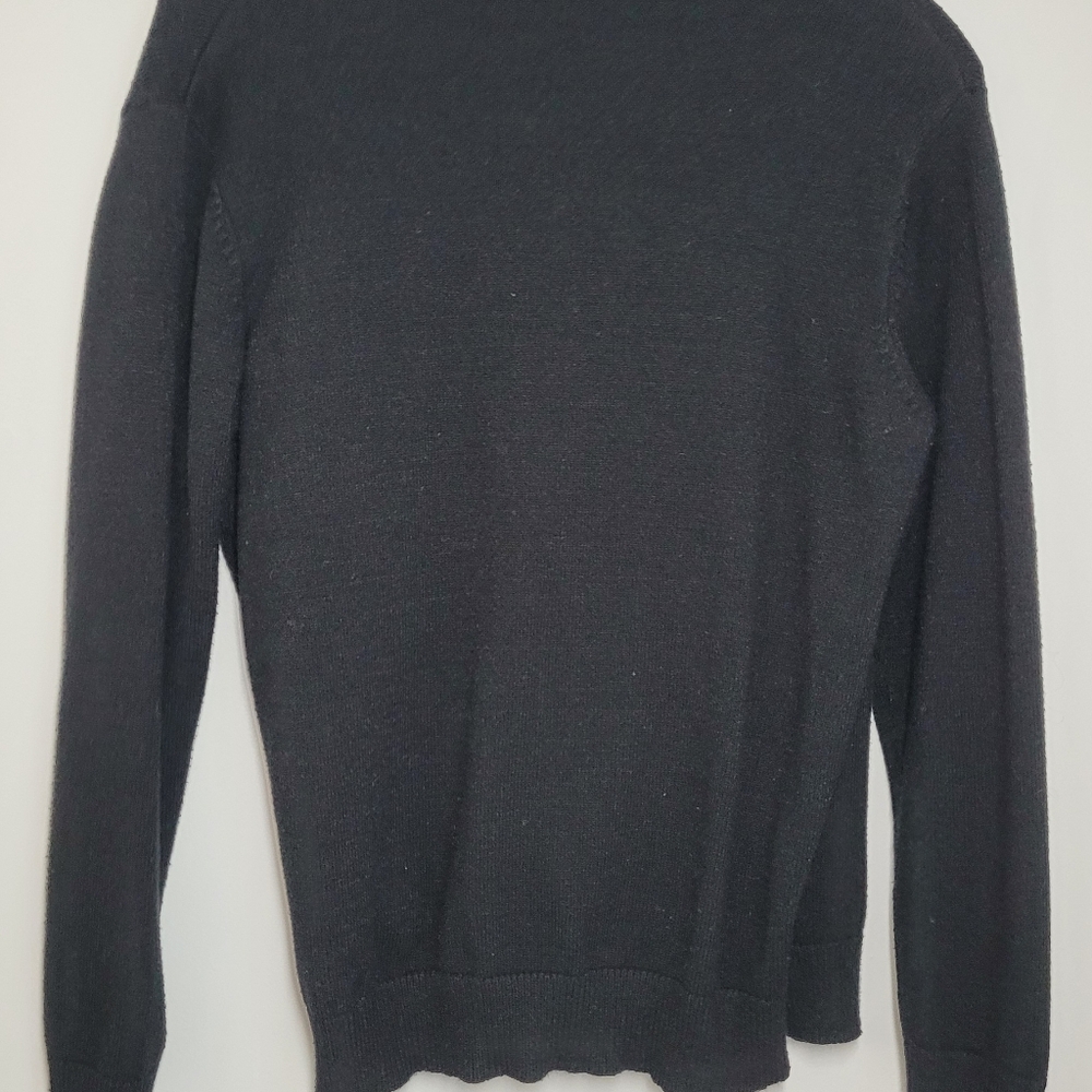 Cross over Sweater Black XL - Picture 3 of 6